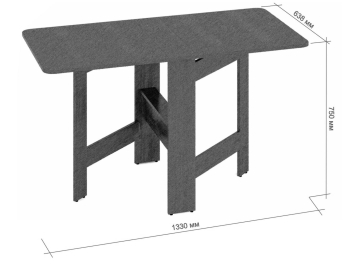 Стол-книжка СКР-12-Р