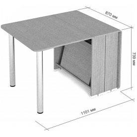 Стол-книжка СКР-16-Р 2300