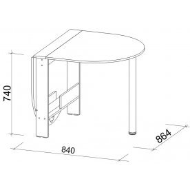 Стол-книжка СтК-12