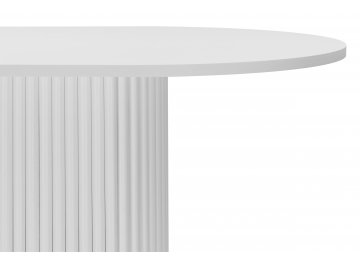 Обеденный стол Барон 160 х 90 белый / белый