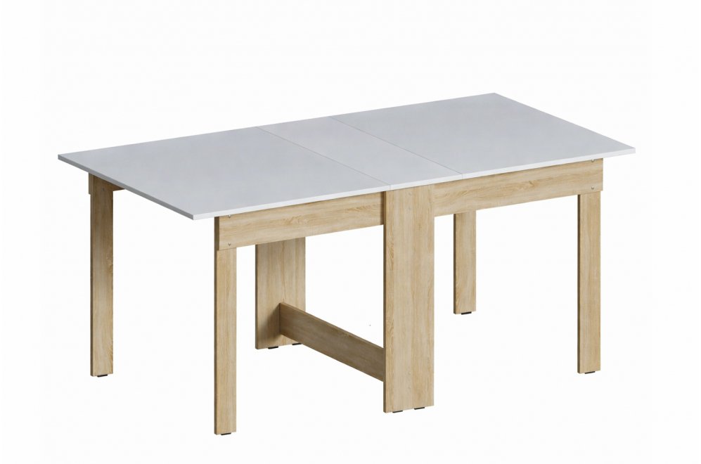 Стол-книжка СТК-8 дуб сонома / белый