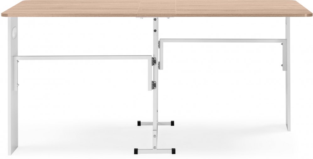 Стол-книжка Стим белый / дуб сонома