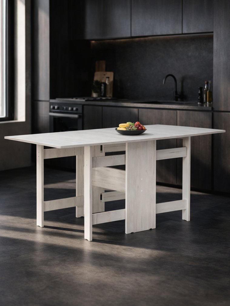 Стол-книжка Йентель дуб крафт белый