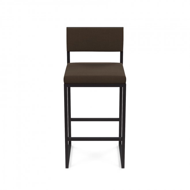 Барный стул Барнс-65 (400*400*650/900) brauni/brauni/черный