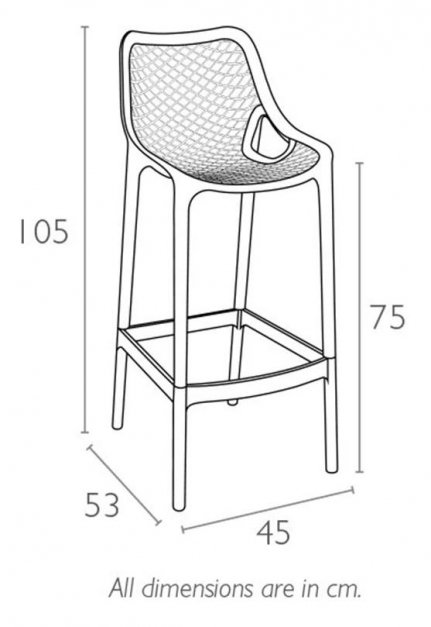 Барный стул 234/068-4386 бежевый