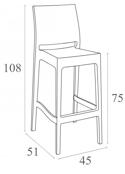 Барный стул 234/099-0036 оливковый