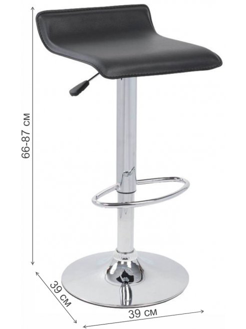 Барный стул A044 черный