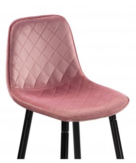 Стул барный Capri pink / black