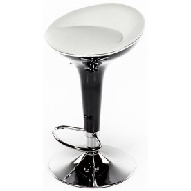 Барный стул Denis черно-белый
