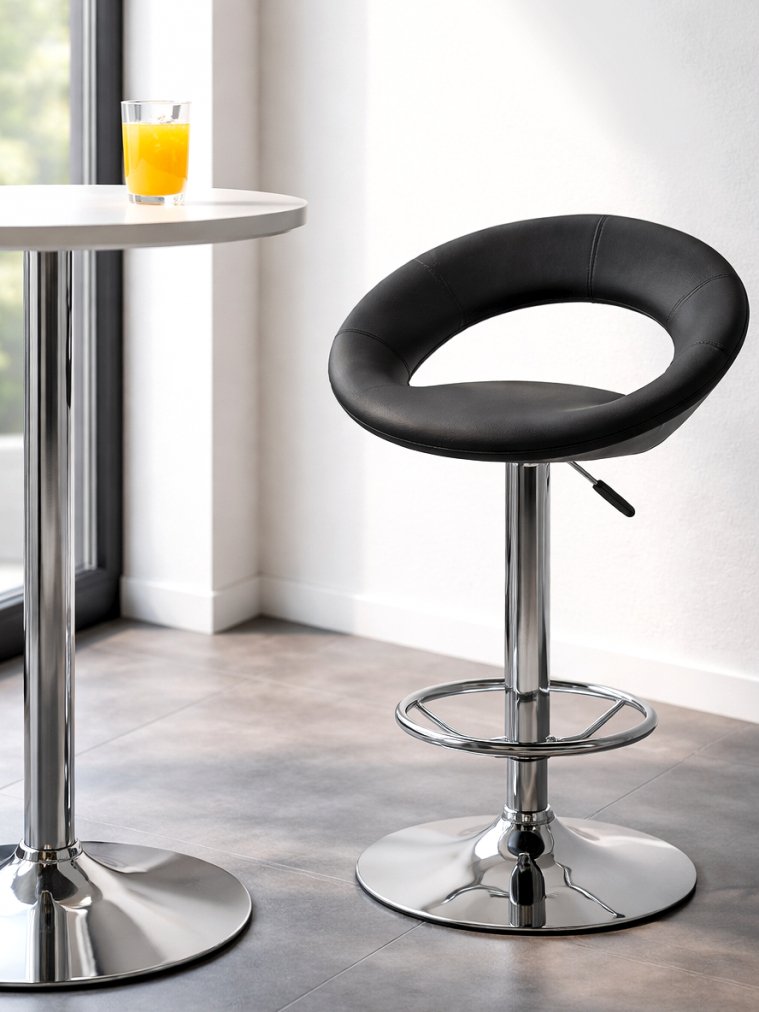 Барный стул H15 черный