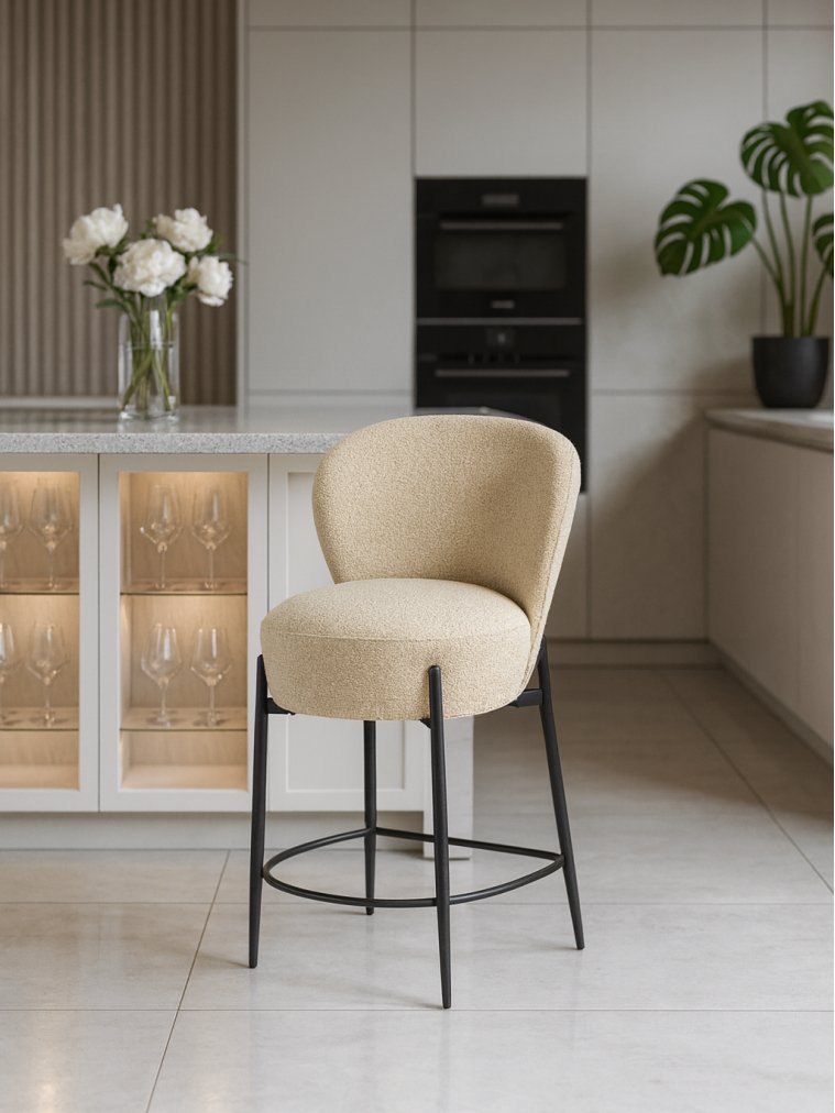 Барный стул H-126 бежевый