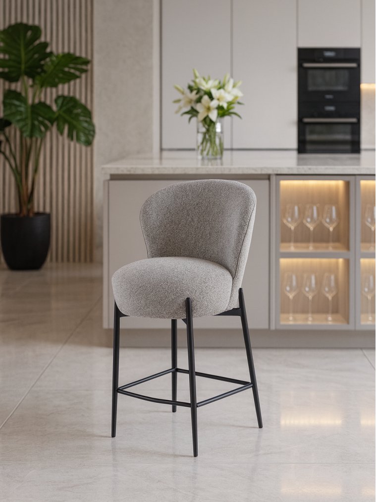 Барный стул H-126 серый