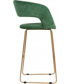 Барный стул Hugs зеленый / золото