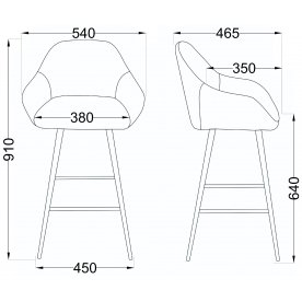 Барный стул Jersey