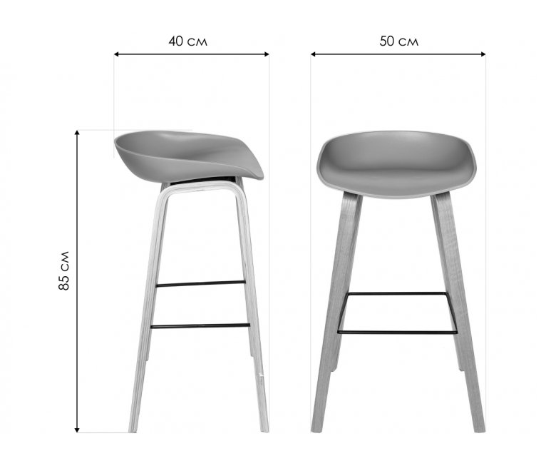 Барный стул Вирта черный