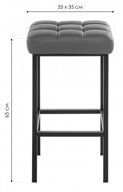 Барный стул Лофт микровелюр катания изумруд / черный матовый
