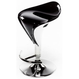 Барный стул Mario черно-белый