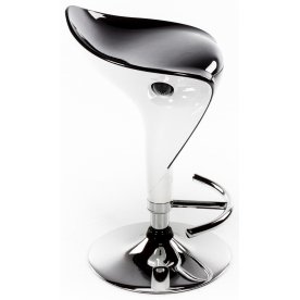 Барный стул Mario черно-белый