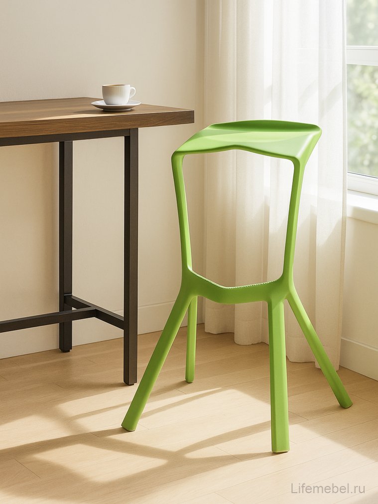 Барный стул Mega green