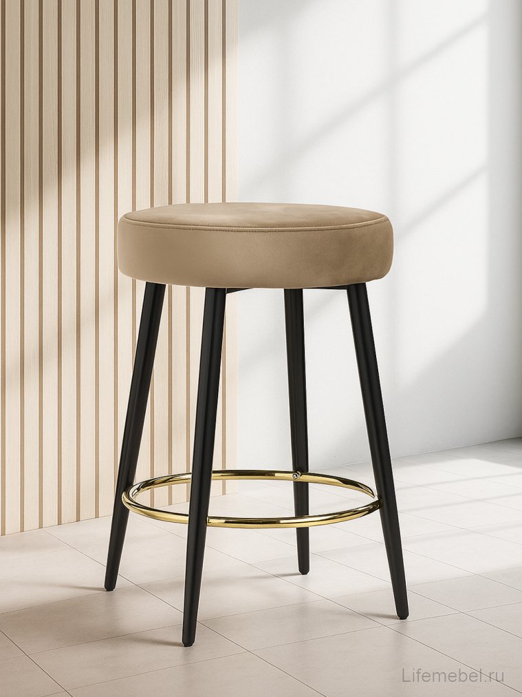 Барный стул Plato dark beige