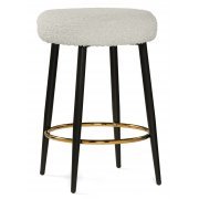 ткань букле белая