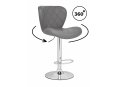Барный стул Porch gray / chrome