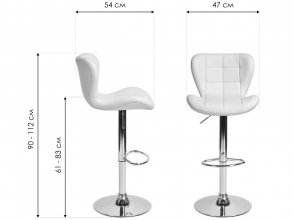 Барный стул Кадиллак белый