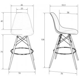 Барный стул Dsw Bar