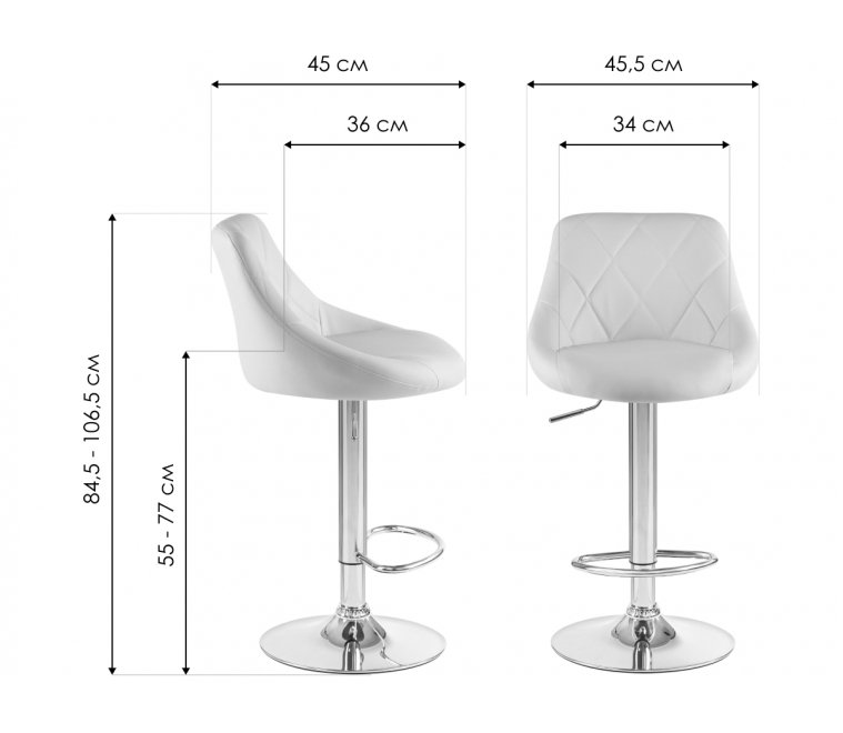 Барный стул Logan серый