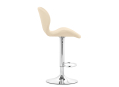 Барный стул Trio beige / chrome