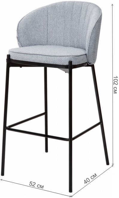 Барный стул Wendy TRF-10 небесно-голубой