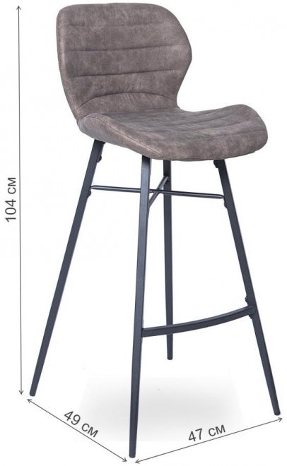 Барный стул WX-7 ткань cowboy 808 / black