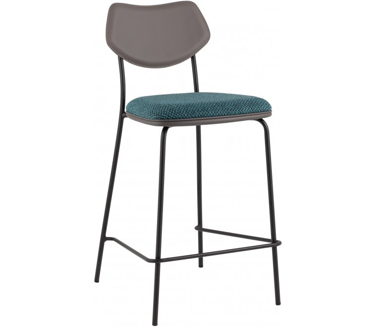 Полубарный стул Casey темно-бирюзовый