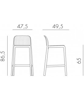 Полубарный стул 003/4034510000