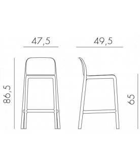 Полубарный стул 003/4034710000