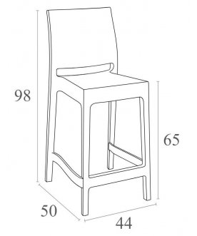 Полубарный стул 234/100-7103