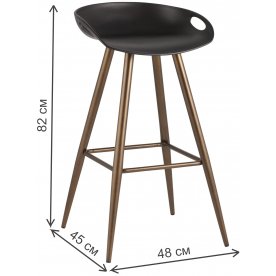 Полубарный стул Барри