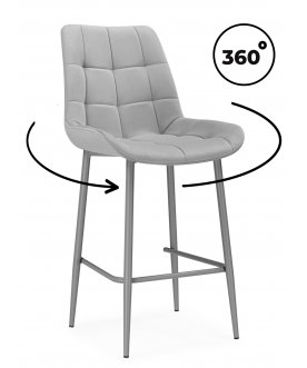 Полубарный стул Стронг светло-серый (zd 960) / серый