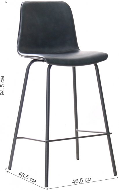 Полубарный стул Chicago графит