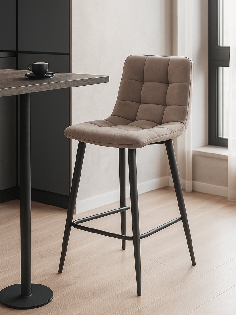 Полубарный стул Чилли Мини латте (zd 290) / черный