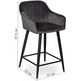 Полубарный стул WY-22L