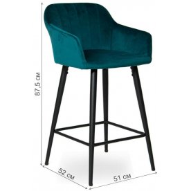 Полубарный стул WY-22L