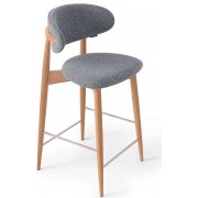 светло-серый / орех