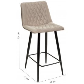 Полубарный стул Поль