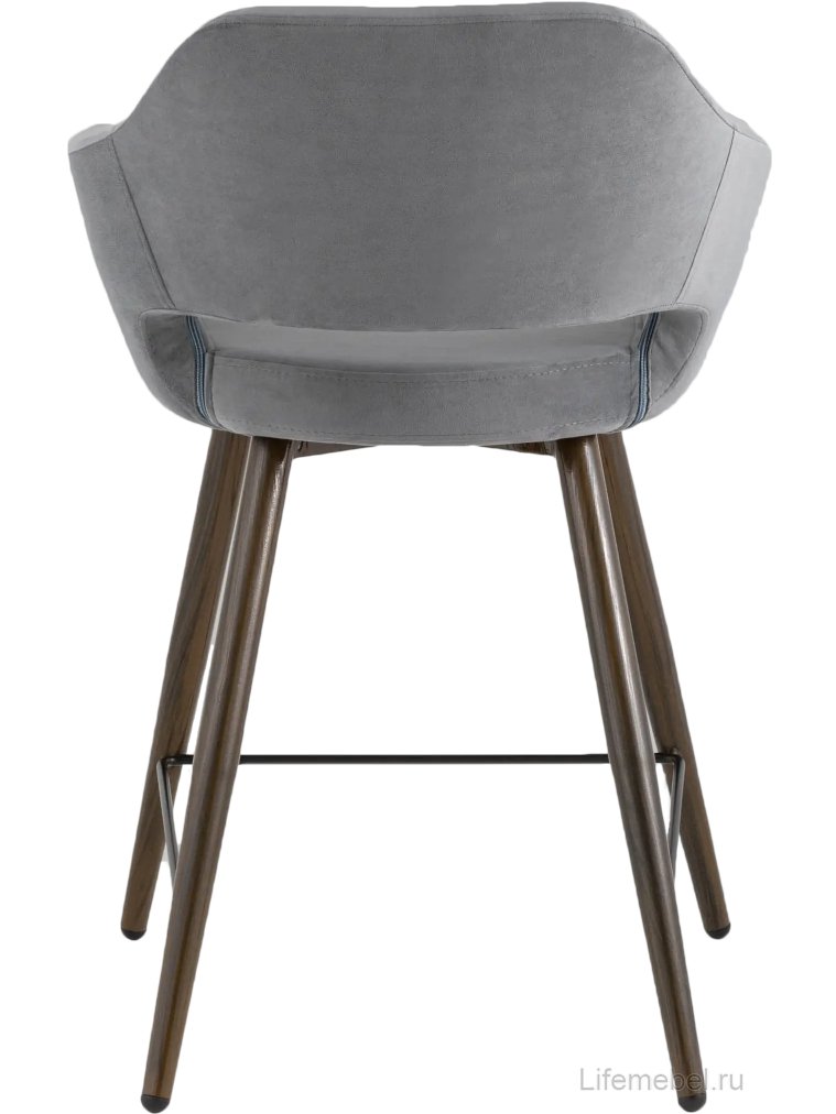 Полубарный стул Симона темно-серый