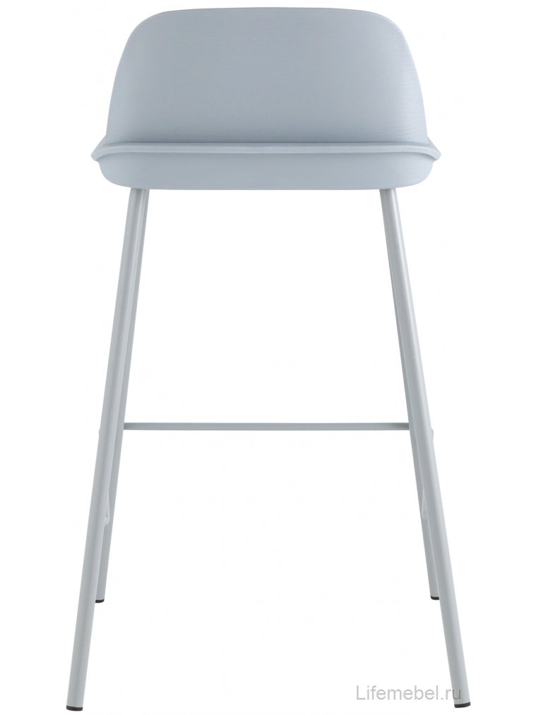 Полубарный стул Туман серо-голубой