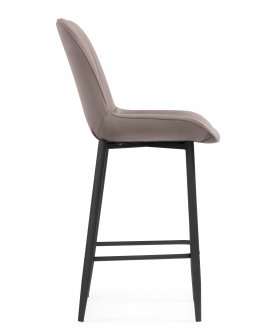 Барный стул Вейв латте / черный