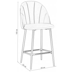 Полубарный стул Закур