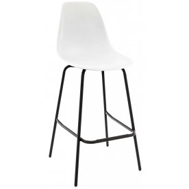 Стул барный SHT-S29 черный / белый