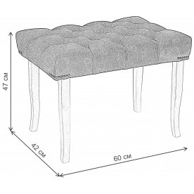 Банкетка Ницца 60 см